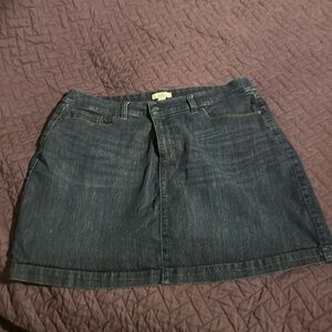 Croft and barrow size 18 Blue Jean skort